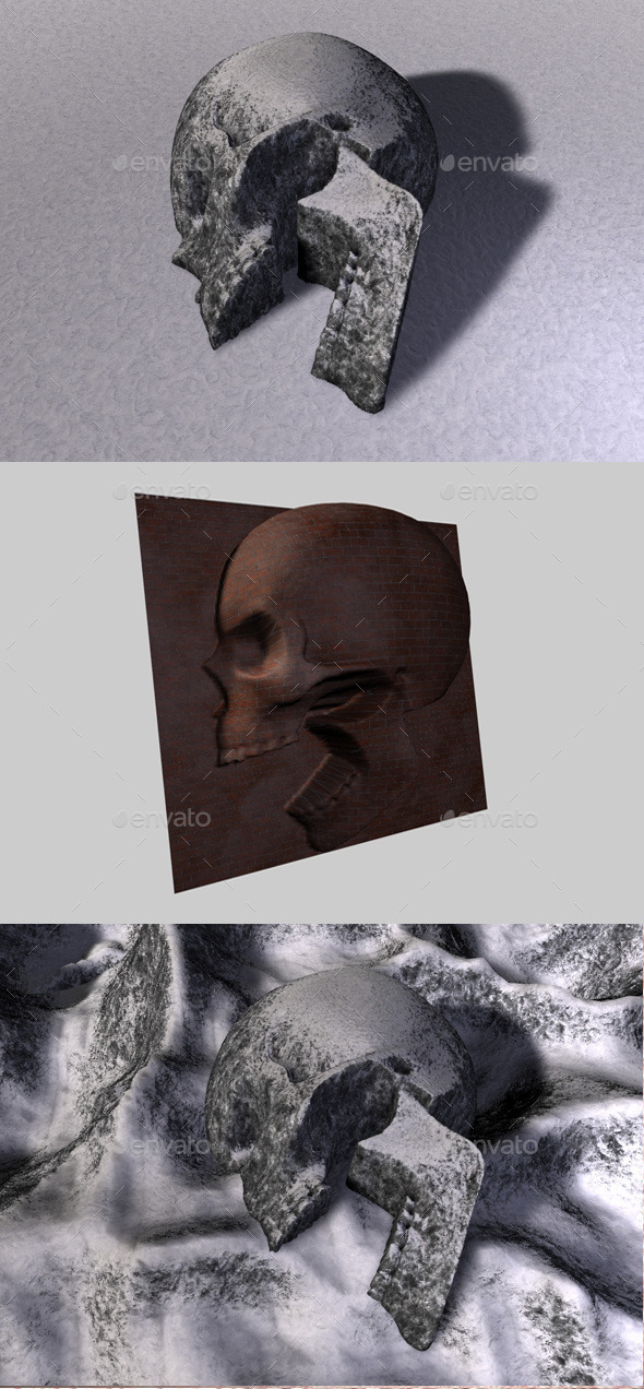 3DOcean Skull Depth Map 4 11090154 3DOcean Skull Depth Map 4 11090154