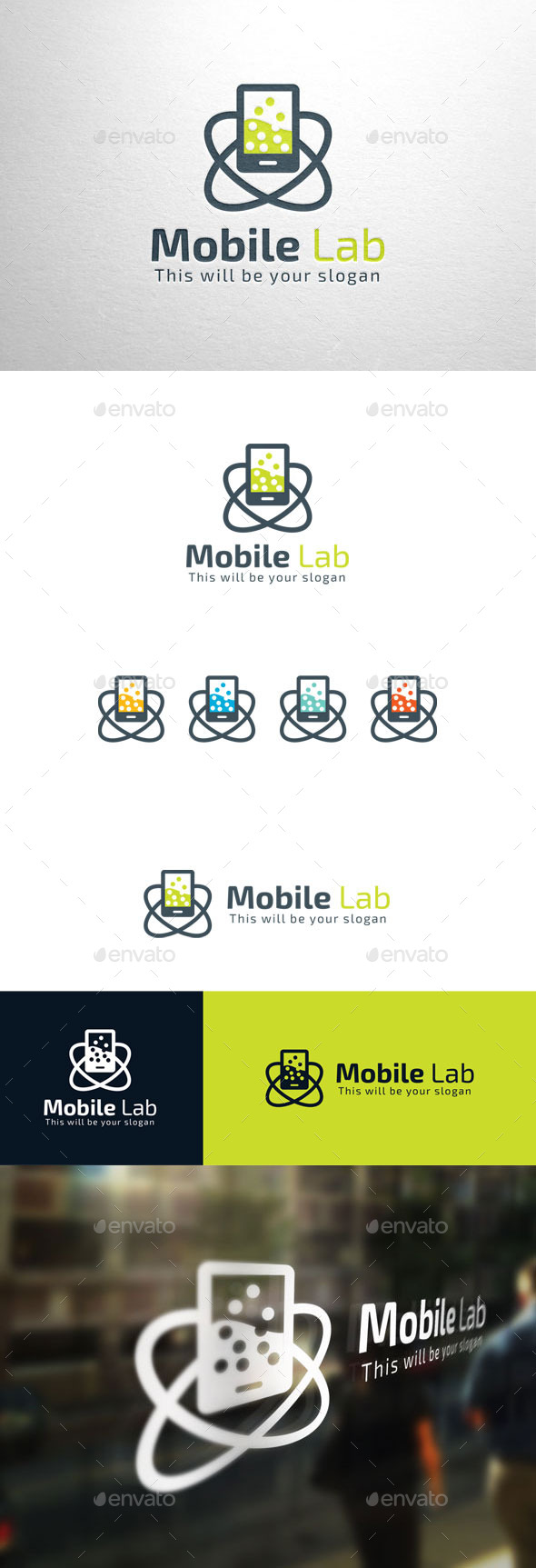 GraphicRiver Mobile Lab Logo 11090179 GraphicRiver Mobile Lab Logo 11090179