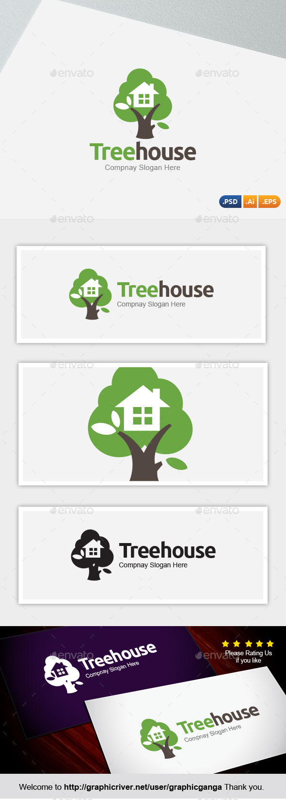 GraphicRiver Tree House 11090274 GraphicRiver Tree House 11090274