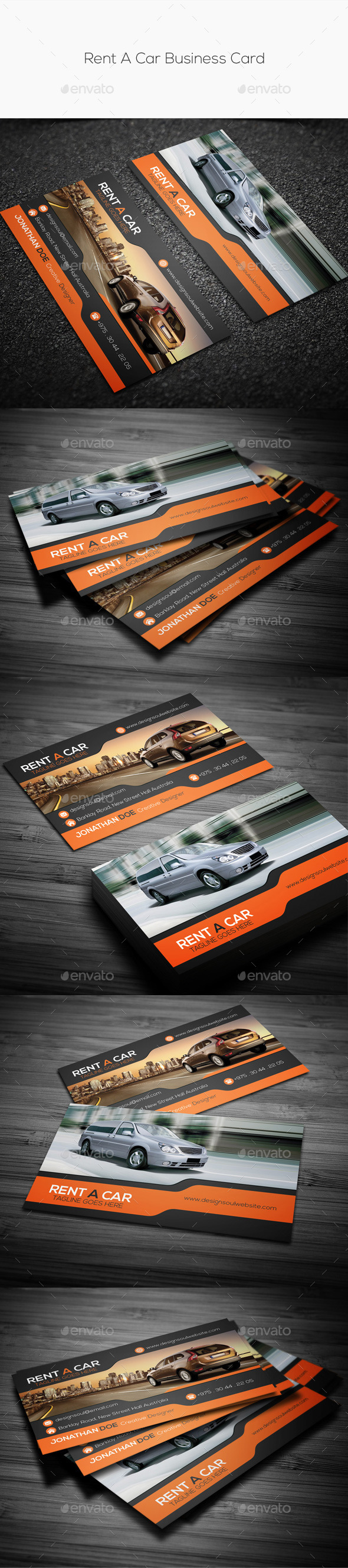 GraphicRiver Rent A Car Business Card 11052096 GraphicRiver Rent A Car Business Card 11052096