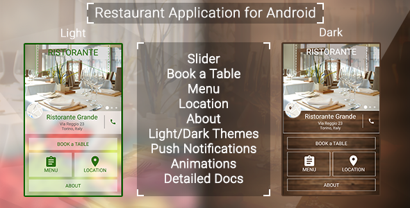 Restaurant App with Push Notifications