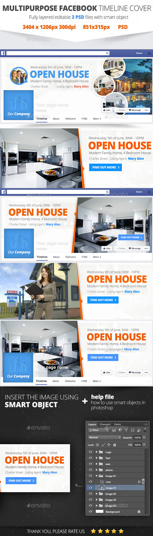 GraphicRiver Real Estate Facebook Cover 11091412 GraphicRiver Real Estate Facebook Cover 11091412