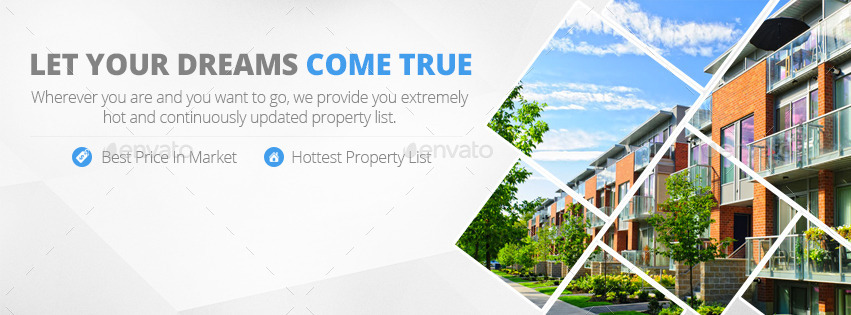 Real Estate Facebook Cover by zokamaric | GraphicRiver