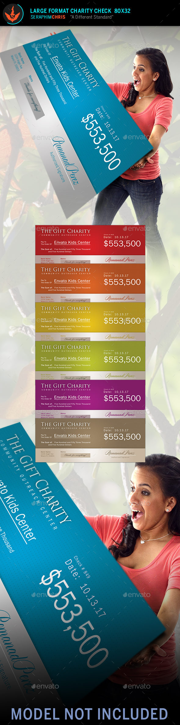 GraphicRiver The Gift Large Format Charity Check Template 11093726 GraphicRiver The Gift Large Format Charity Check Template 11093726