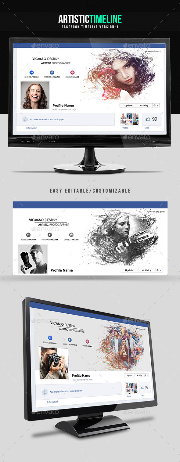 GraphicRiver Artistic Timeline 9910707 GraphicRiver Artistic Timeline 9910707