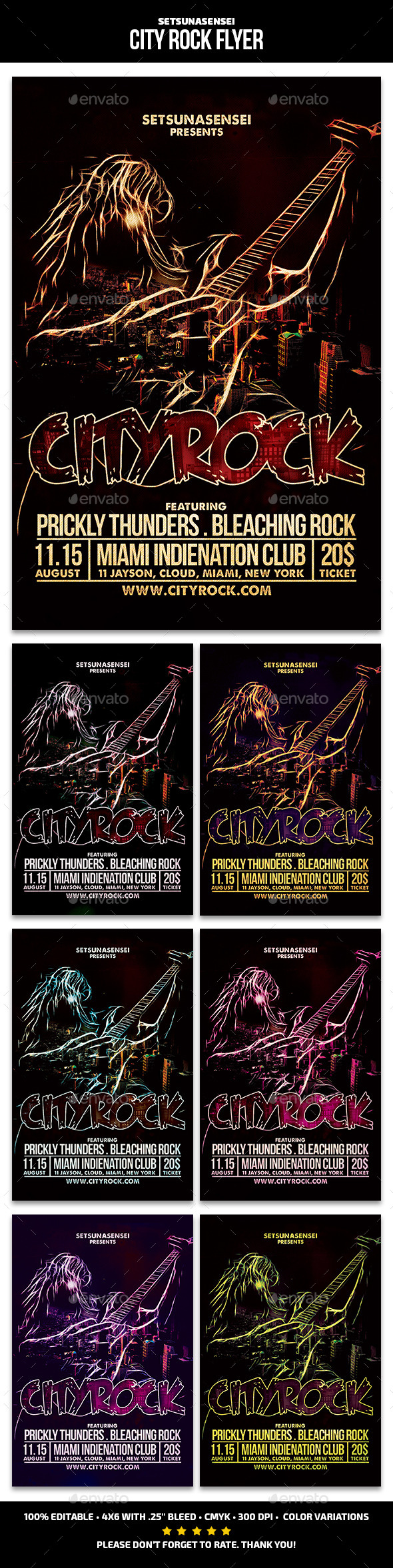 City Rock Flyer (Concerts)