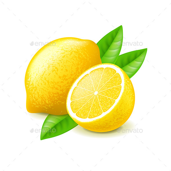 GraphicRiver Lemon and Slice 11096892 GraphicRiver Lemon and Slice 11096892