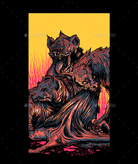 GraphicRiver Hyena Feast 11098000 GraphicRiver Hyena Feast 11098000