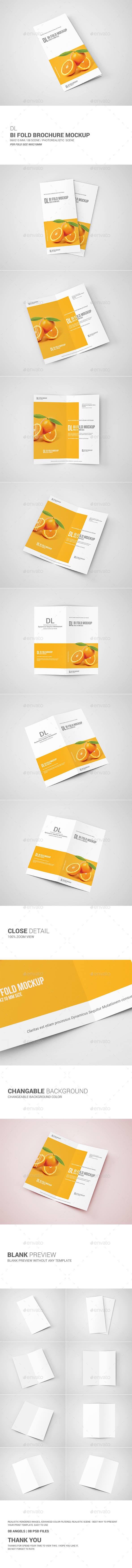 GraphicRiver DL Bi-Fold Brochure Mockup 11098037 GraphicRiver DL Bi-Fold Brochure Mockup 11098037