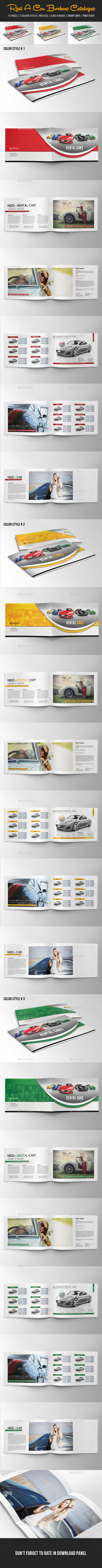 GraphicRiver Rent A Car Brochure Catalogue 11098618 GraphicRiver Rent A Car Brochure Catalogue 11098618