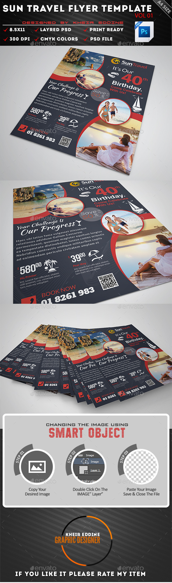 GraphicRiver Sun Travel Flyer Vol 01 11098979 GraphicRiver Sun Travel Flyer Vol 01 11098979
