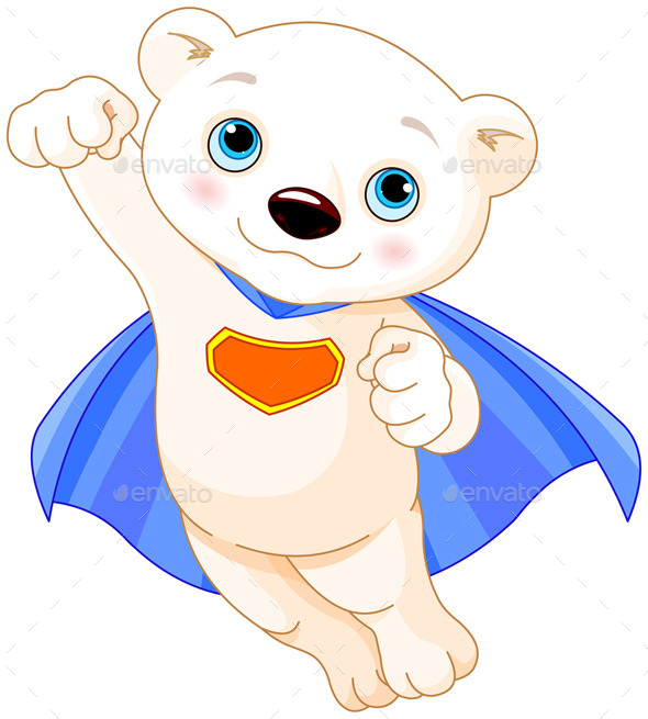 GraphicRiver Super Polar Bear 11099792 GraphicRiver Super Polar Bear 11099792