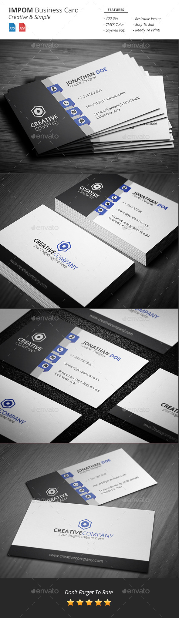 GraphicRiver Impom Business Card 11101017 GraphicRiver Impom Business Card 11101017