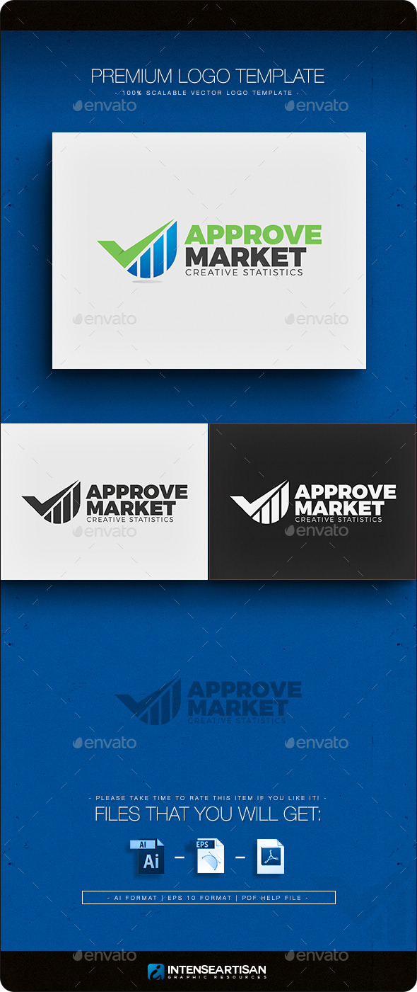 Approve Market Logo Template (Objects)