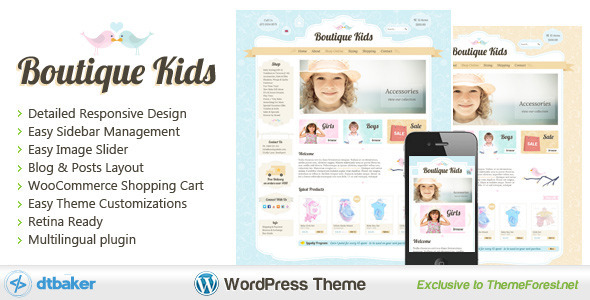 Boutique Kids Creative - WordPress WooCommerce - WooCommerce eCommerce