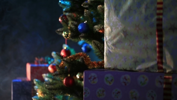 Christmas Tree And Presents Christmas Tree And Presents