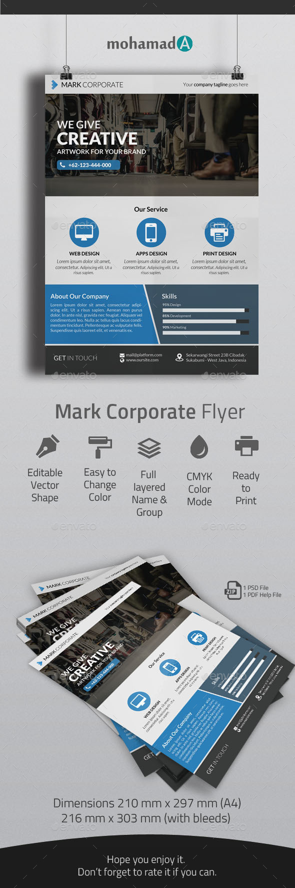 Mark corporate flyer (Corporate)