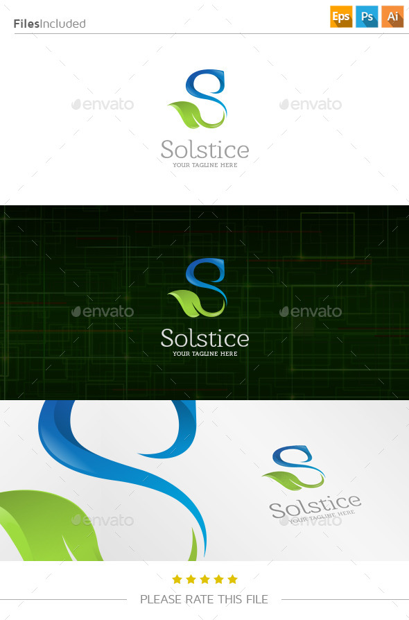 GraphicRiver Letter S Leaf Logo 11101503 GraphicRiver Letter S Leaf Logo 11101503