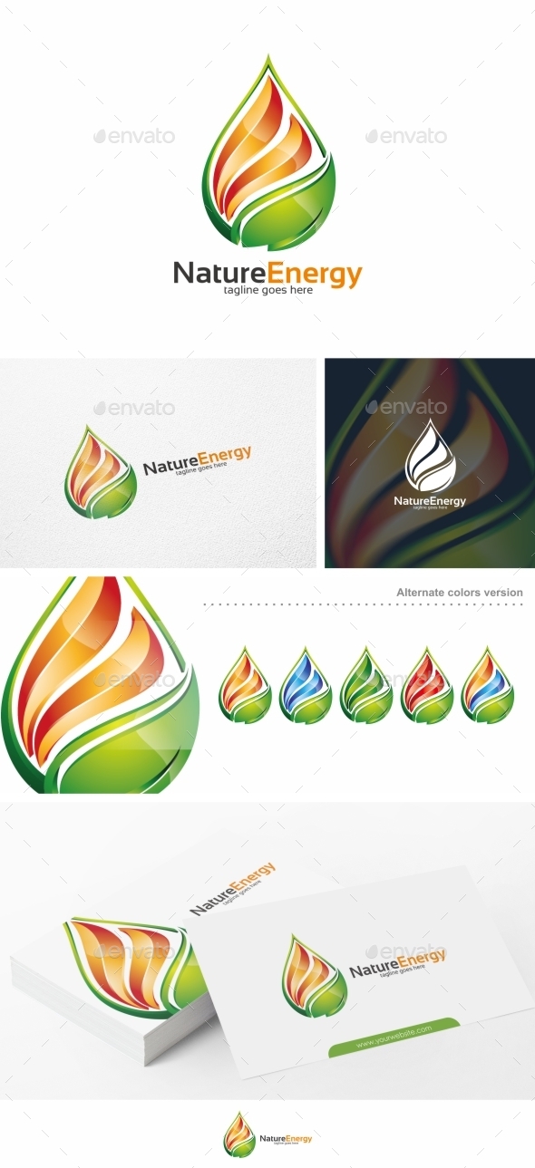 Nature Energy / Fire - Logo Template