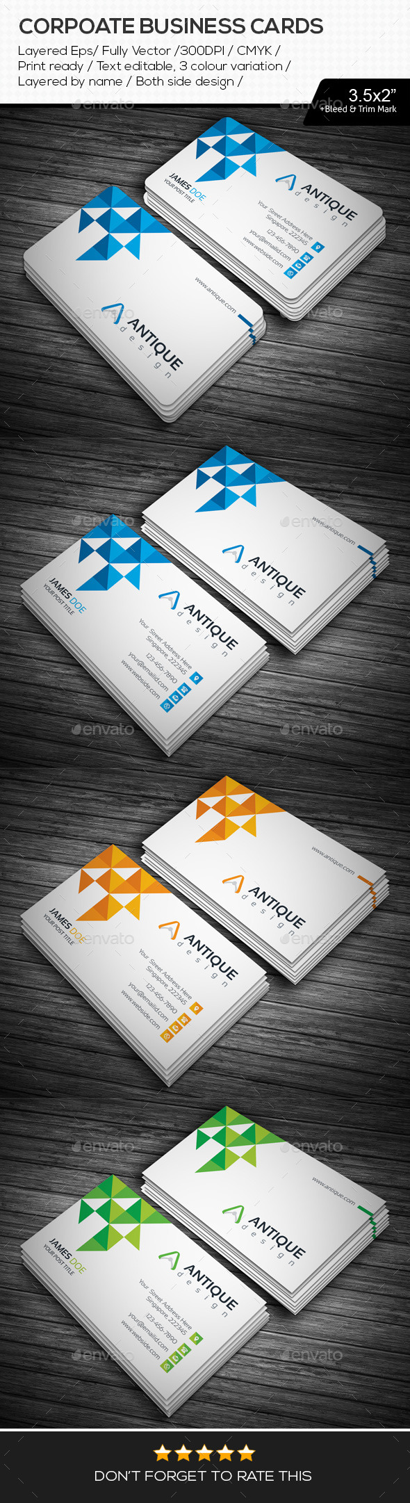 GraphicRiver Corporate Business Cards 11103579 GraphicRiver Corporate Business Cards 11103579