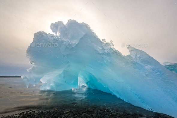 Iceberg beach Jokulsarlon Iceland (Misc) Photo Download