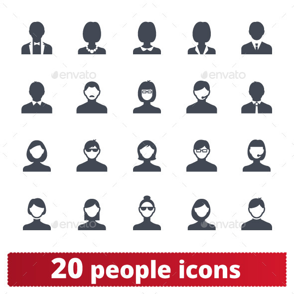 GraphicRiver People Icons 11103758 GraphicRiver People Icons 11103758