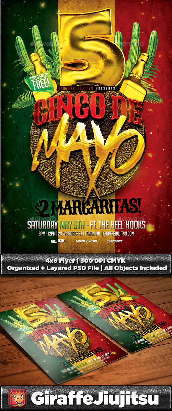 GraphicRiver Cinco De Mayo Flyer Template #2 11104064 GraphicRiver Cinco De Mayo Flyer Template #2 11104064