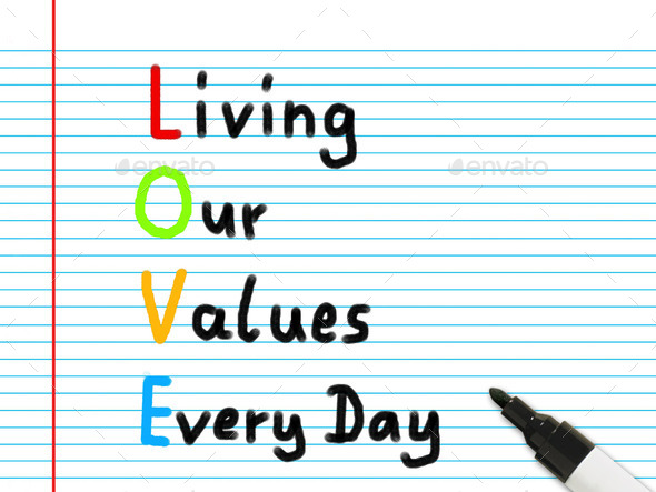 living our values every day
