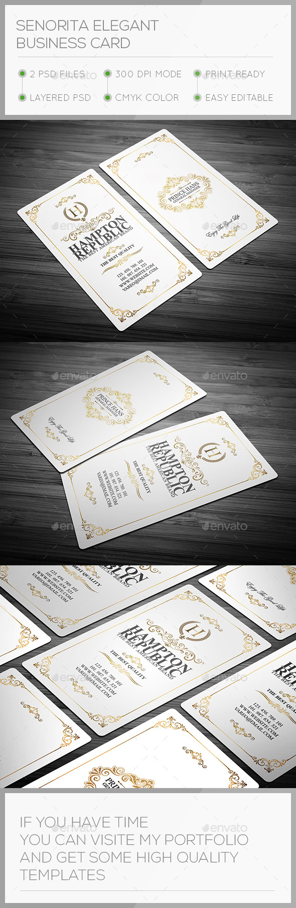 GraphicRiver Senorita Elegant Business Card 11105187 GraphicRiver Senorita Elegant Business Card 11105187