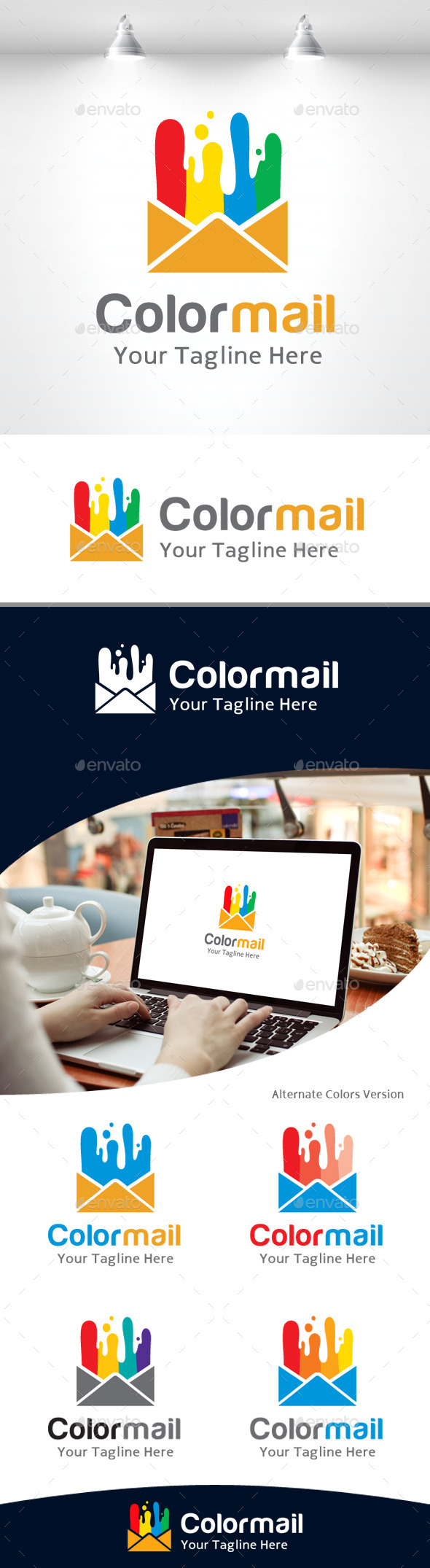 Color Mail Logo (Objects)