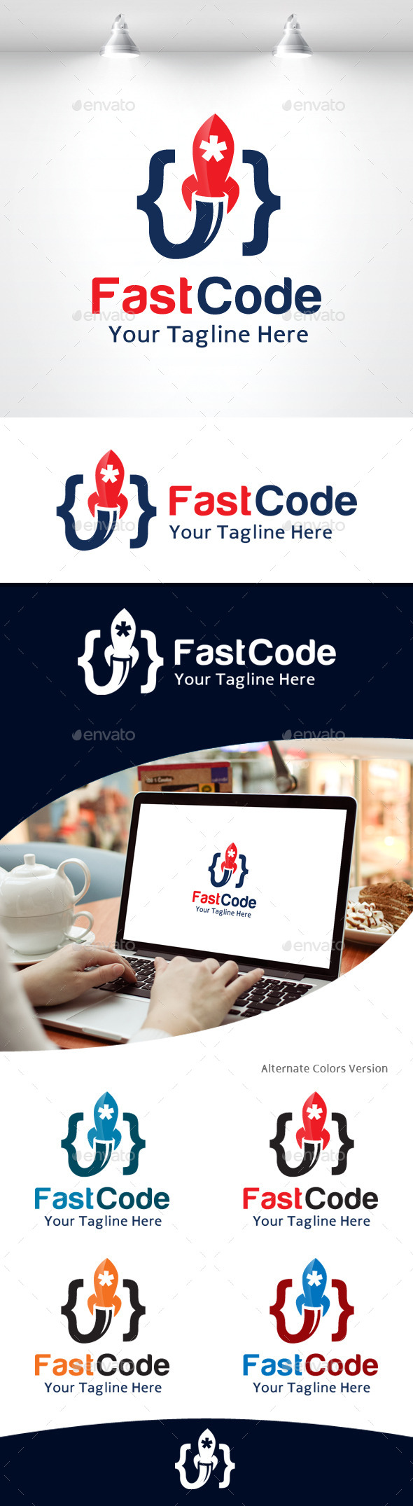 Fast Code Logo (Objects)