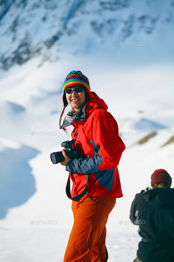 Hiking photographer taking pictures (Misc) Photo Download