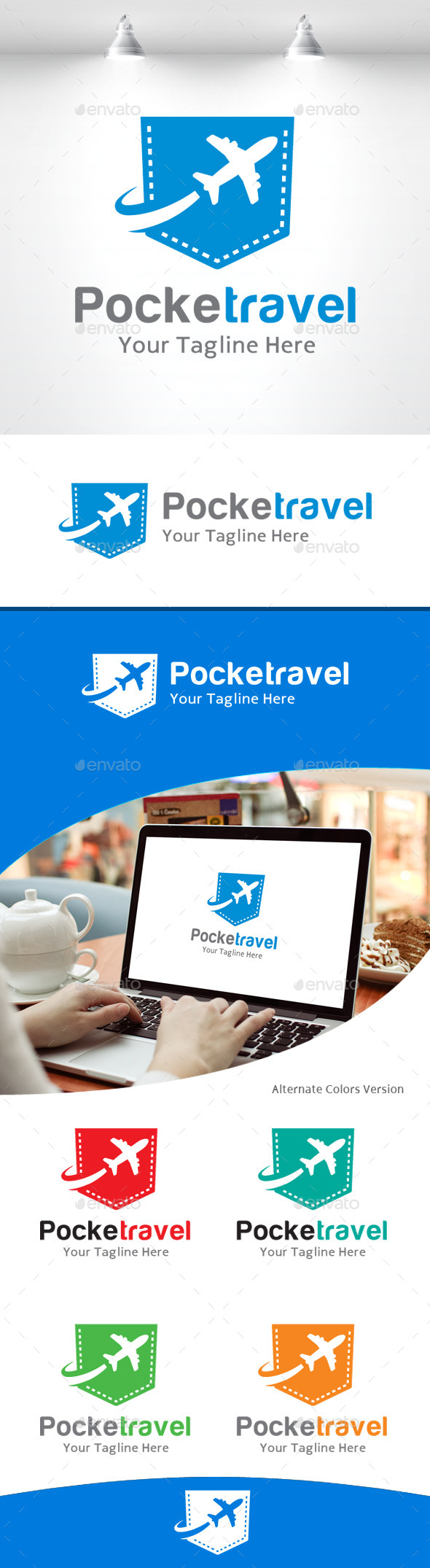 Pocket Travel Logo (Objects)