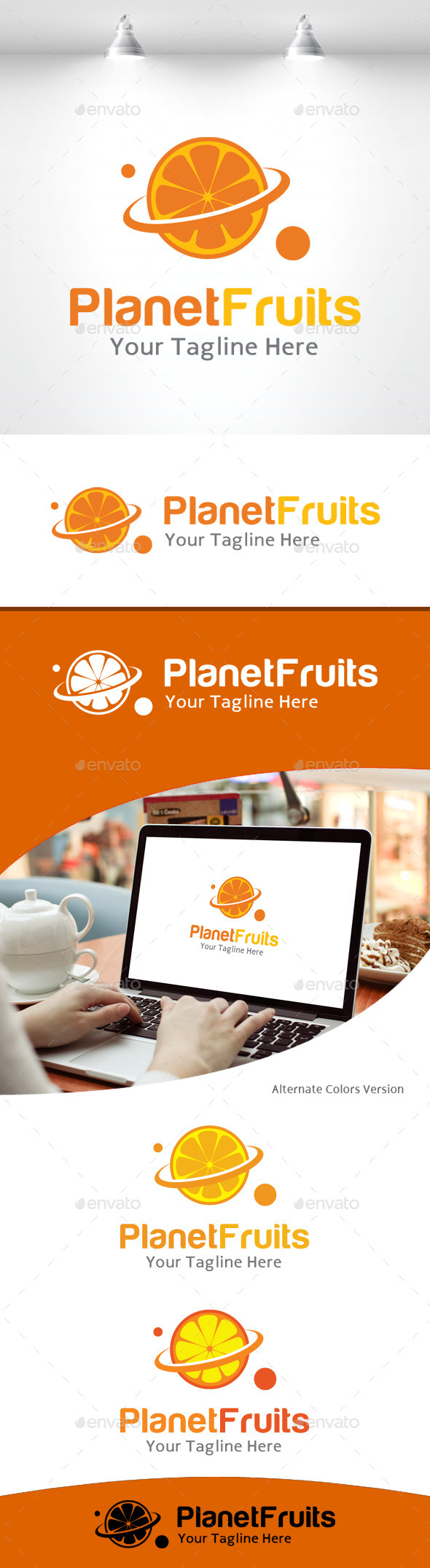 Planet Fruits Logo (Nature)