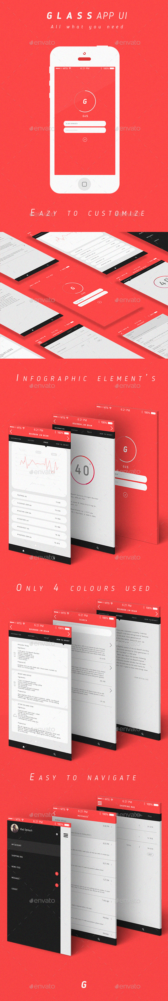 GraphicRiver Glass App 11106213 GraphicRiver Glass App 11106213