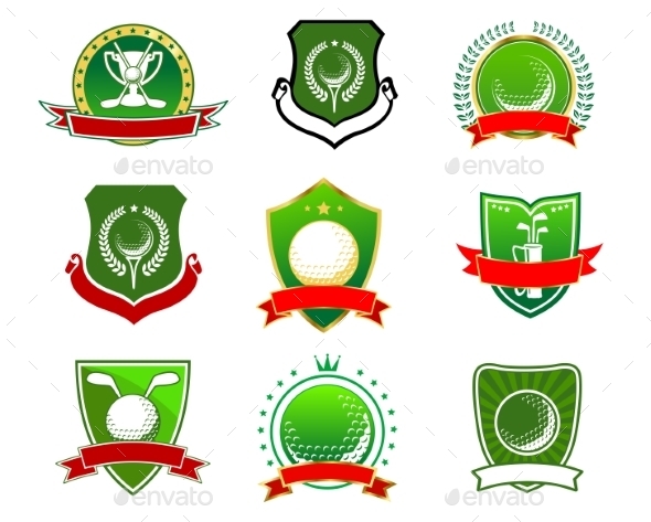 GraphicRiver Golf Emblems and Logos 11108035 GraphicRiver Golf Emblems and Logos 11108035