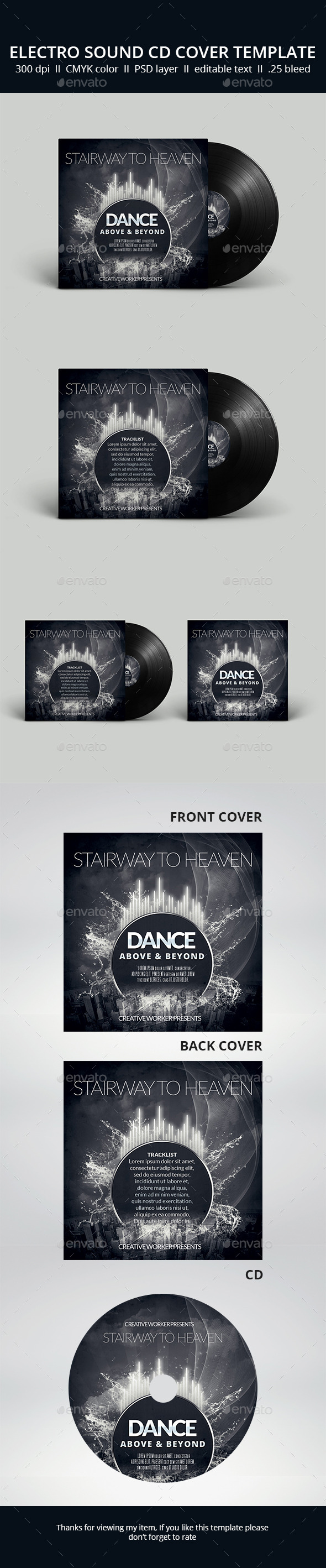 GraphicRiver Dance CD cover 11108643 GraphicRiver Dance CD cover 11108643