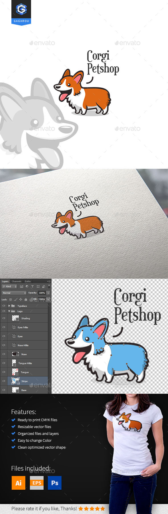 Corgi Petshop Logo