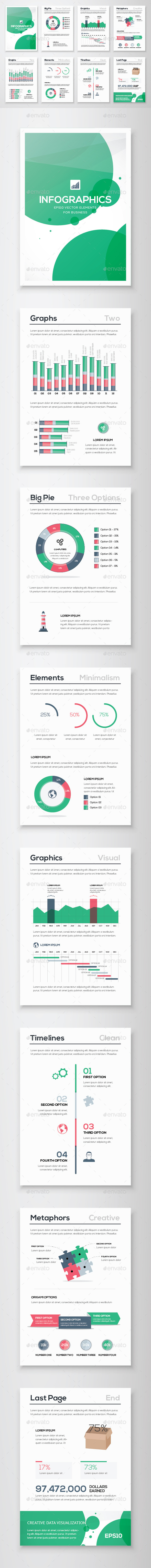 Infographic Brochure Vector Elements Kit 11