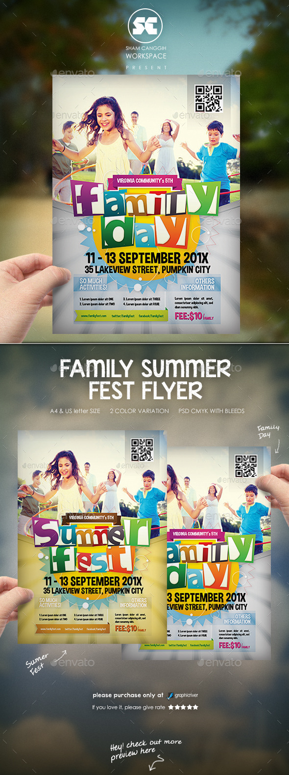 GraphicRiver Family Summer Fest Flyer 11109402 GraphicRiver Family Summer Fest Flyer 11109402