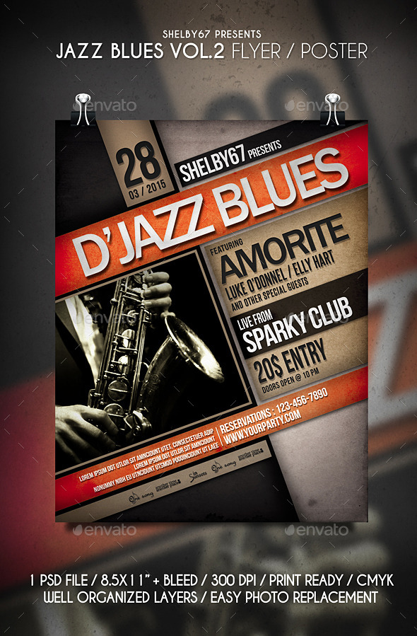 GraphicRiver Jazz Blues Flyer Poster Vol.2 11109407 GraphicRiver Jazz Blues Flyer Poster Vol.2 11109407
