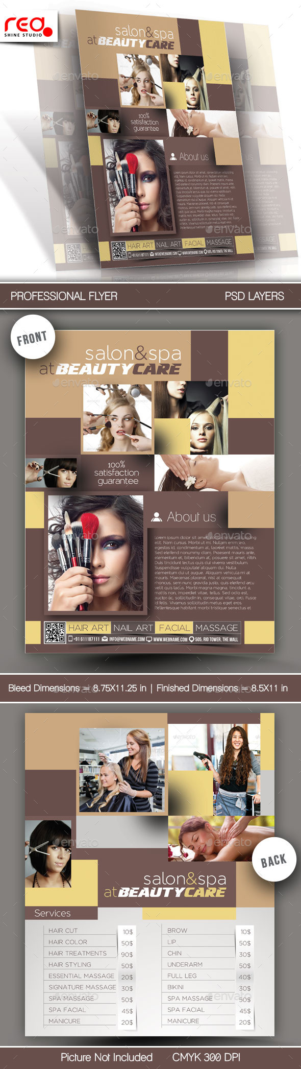 GraphicRiver Beauty Care Flyer & Poster Template 11109476 GraphicRiver Beauty Care Flyer & Poster Template 11109476