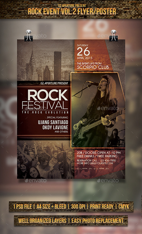 GraphicRiver Rock Event Flyer Poster Vol.2 11109526 GraphicRiver Rock Event Flyer Poster Vol.2 11109526