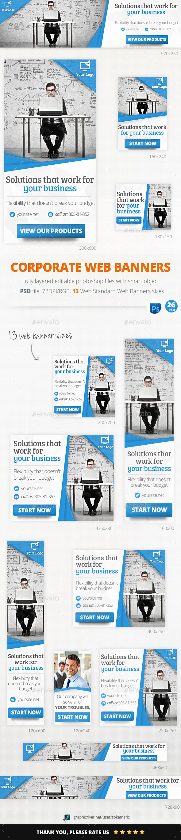 GraphicRiver Marketing Corporate Web Banners 11109688 GraphicRiver Marketing Corporate Web Banners 11109688
