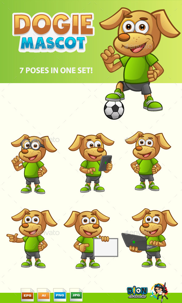 GraphicRiver Dog Mascot 11109689 GraphicRiver Dog Mascot 11109689