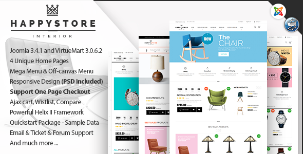 ThemeForest HappyStore Furniture & Interior Joomla Template 11109745 ThemeForest HappyStore Furniture & Interior Joomla Template 11109745