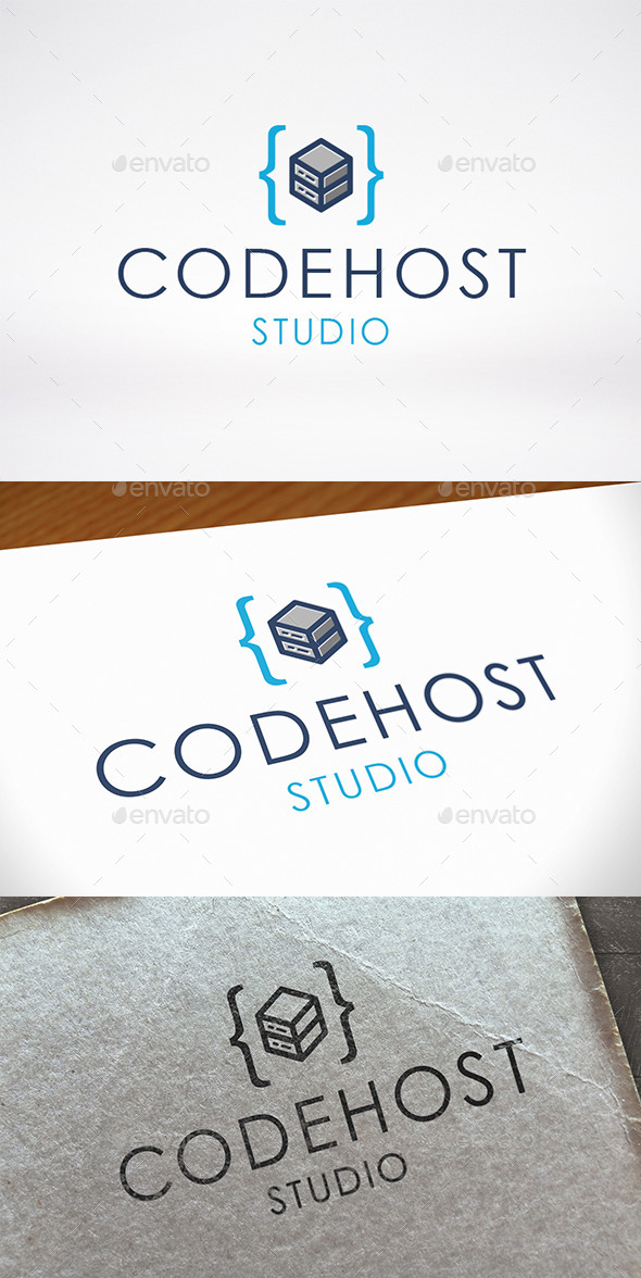 GraphicRiver Code Host Logo Template 11109816 GraphicRiver Code Host Logo Template 11109816