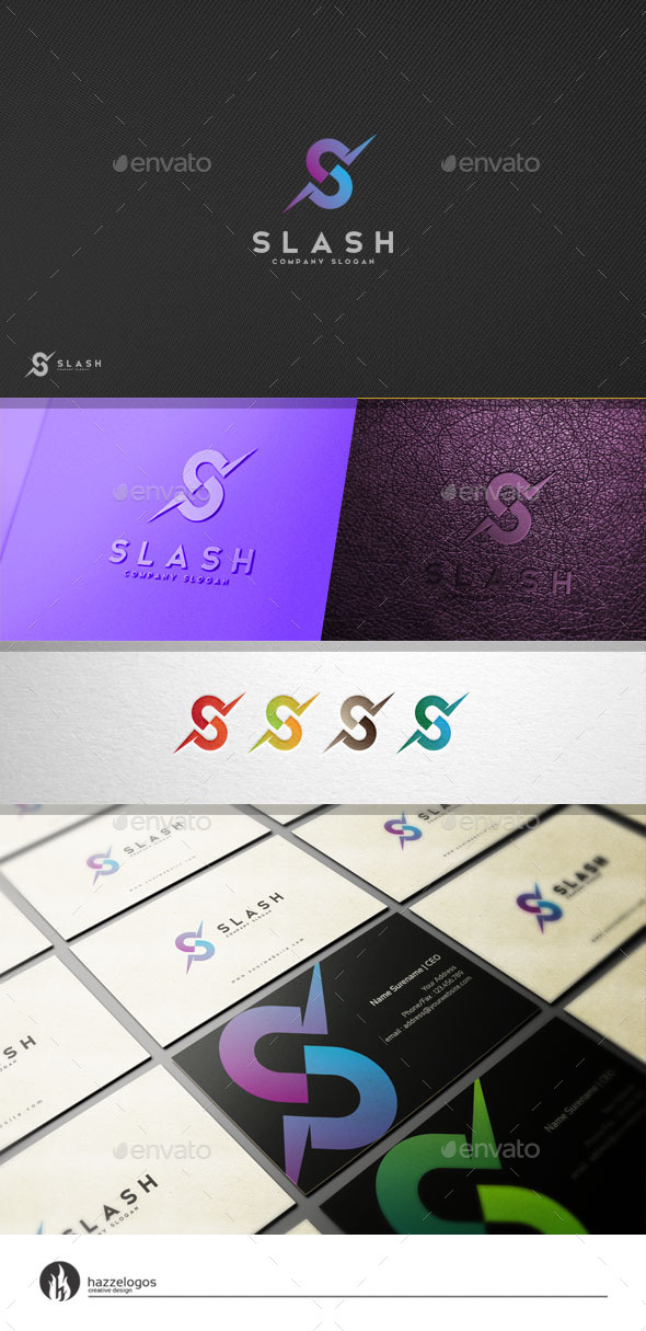 GraphicRiver Slash Logo 11109824 GraphicRiver Slash Logo 11109824
