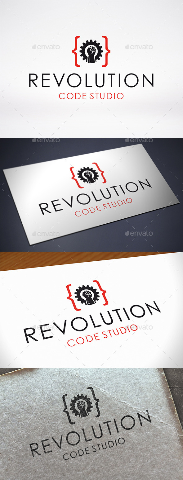 GraphicRiver Code Revolution Logo Template 11110162 GraphicRiver Code Revolution Logo Template 11110162