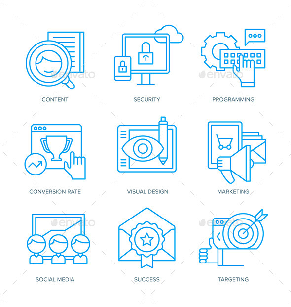 GraphicRiver SEO and Digital Marketing Icons 11110205 GraphicRiver SEO and Digital Marketing Icons 11110205